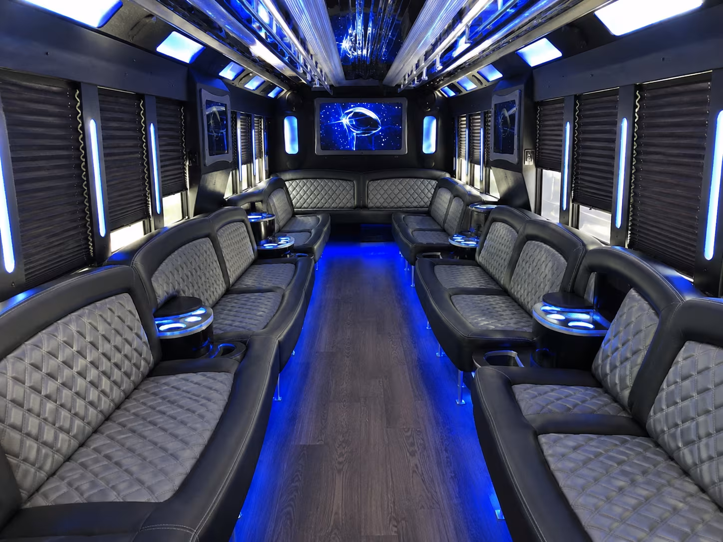 bachelorette party buses and bridal party sprinter vans in rocklin