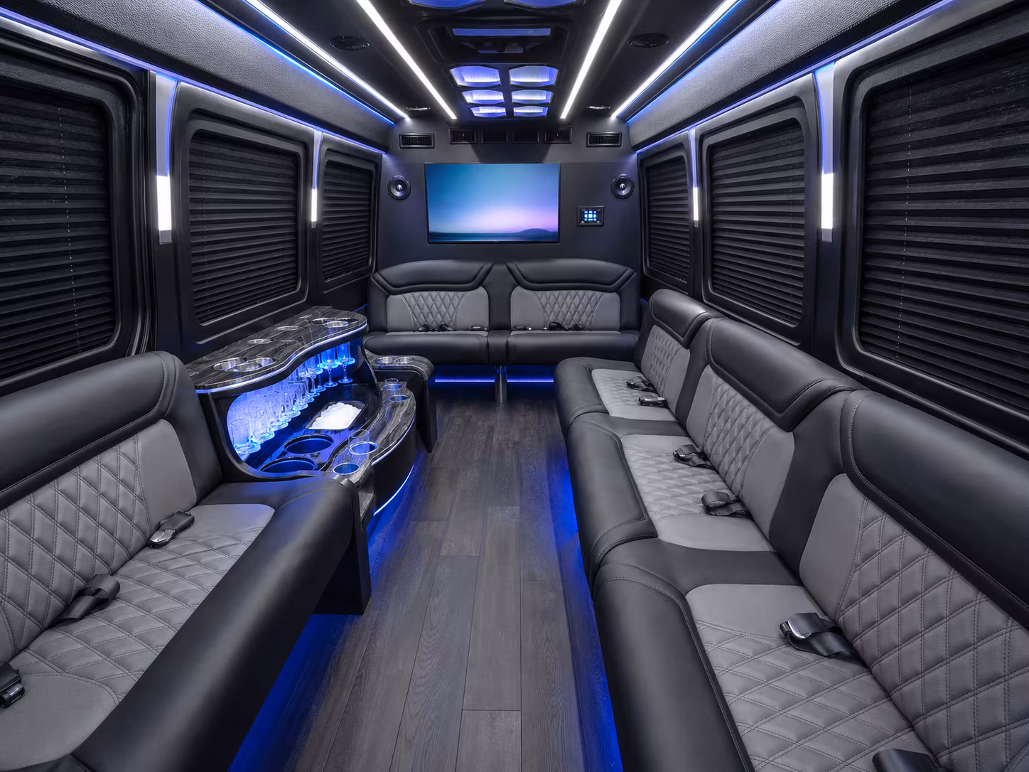 rocklin 28 passenger party bus