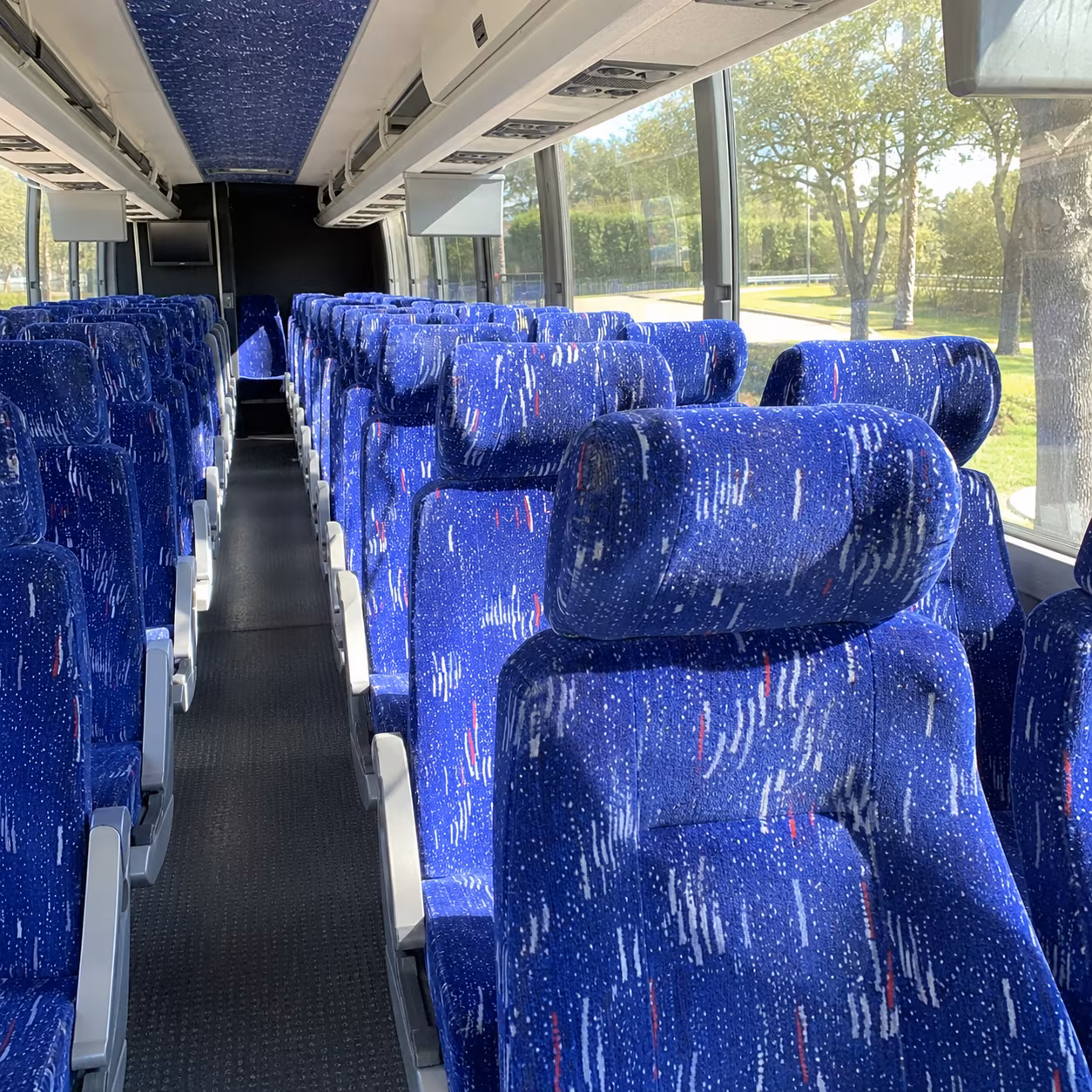 rocklin charter bus interior